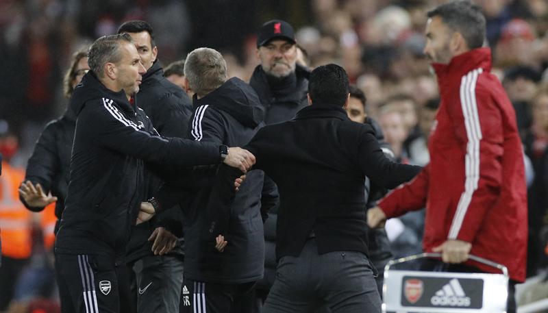 Klopp dan Arteta Nyaris Baku Hantam saat Liverpool Vs Arsenal, Ternyata Ini Penyebabnya