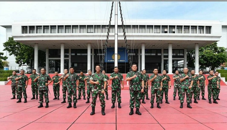 Foto-Foto Kekompakan Panglima TNI Jenderal Andika Perkasa dan Para Petinggi TNI AL