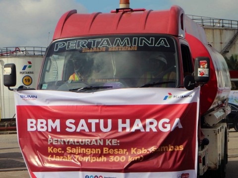  Pertamina Tuntaskan Target Penyaluran BBM Satu Harga di 76 Titik Wilayah 3T