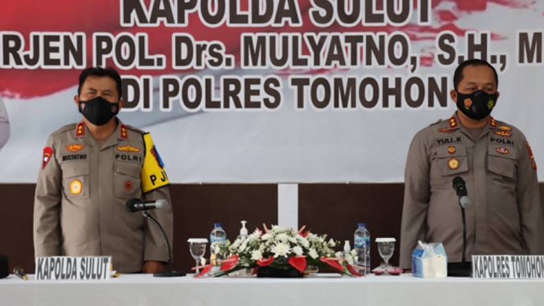 Kapolda Sulut Kunjungi Polres Tomohon, Ini yang Disampaikan