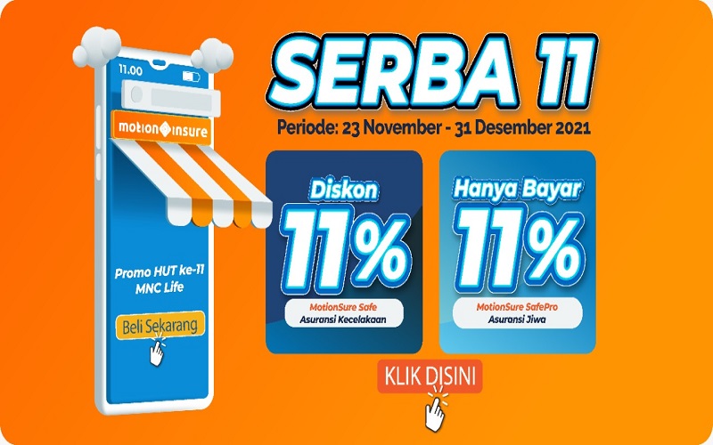 Sambut Tahun Baru, Proteksi Keluarga dengan Promo Serba 11 dari MotionInsure!