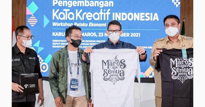 Kolaborasi dengan Rumah Kemasan UMKM Maros, Sandiaga Uno: Buka Peluang Usaha & Lapangan Kerja