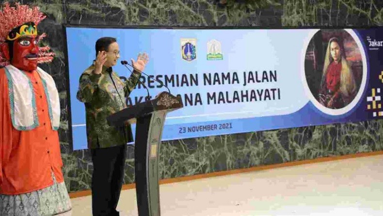 Anies Resmikan Nama Jalan Laksamana Malahayati, Akses Jakarta Timur-Bekasi