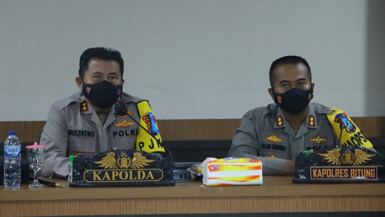 Datangi Polres Bitung, Kapolda Sulut: Jaga Kekompakan dalam Bertugas