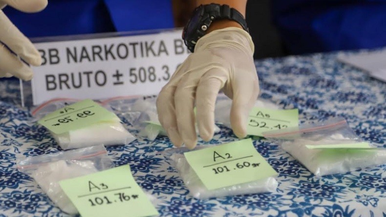 BNN Sita 218,46 Kg Sabu dan 16.586 Butir Ekstasi dari 3 Provinsi