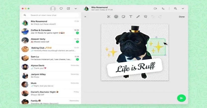 Lebih Praktis, WhatsApp Web Kini Punya Alat Pembuat Stiker