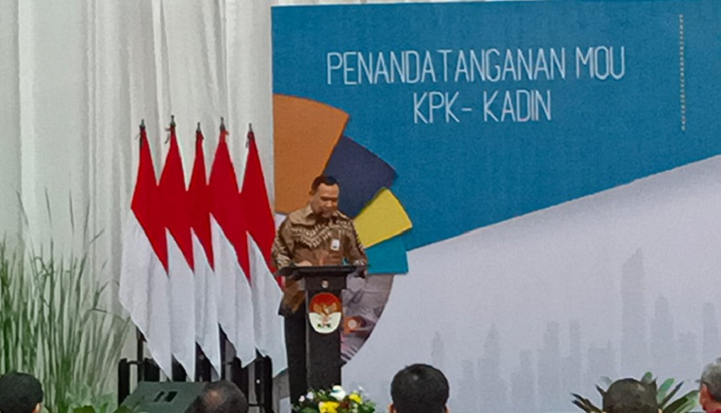 MoU dengan Kadin, Ketua KPK : Mulai Hari Ini Tak Ada Lagi Pengusaha yang Beri Suap