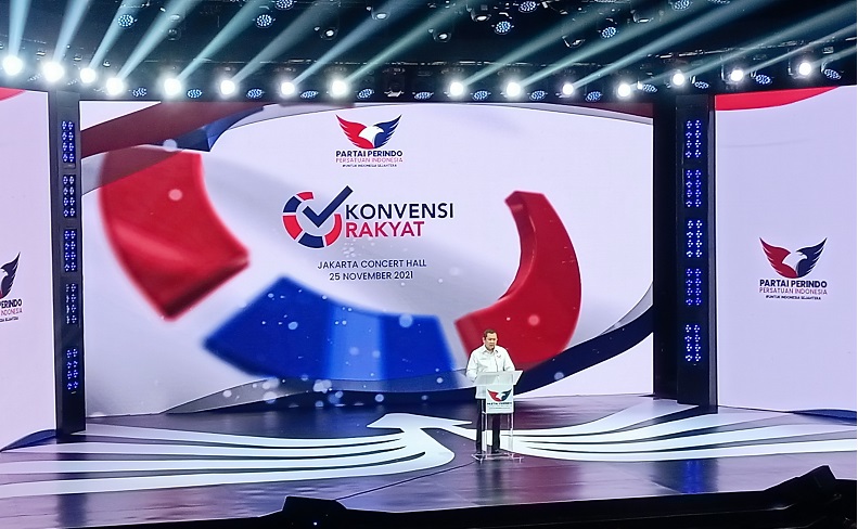 HT Tutup Peluncuran Konvensi Rakyat Partai Perindo dengan Pantun