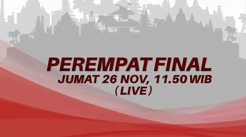 6 Wakil Tuan Rumah Beraksi di Perempat Final Indonesia Open 2021, Live iNews