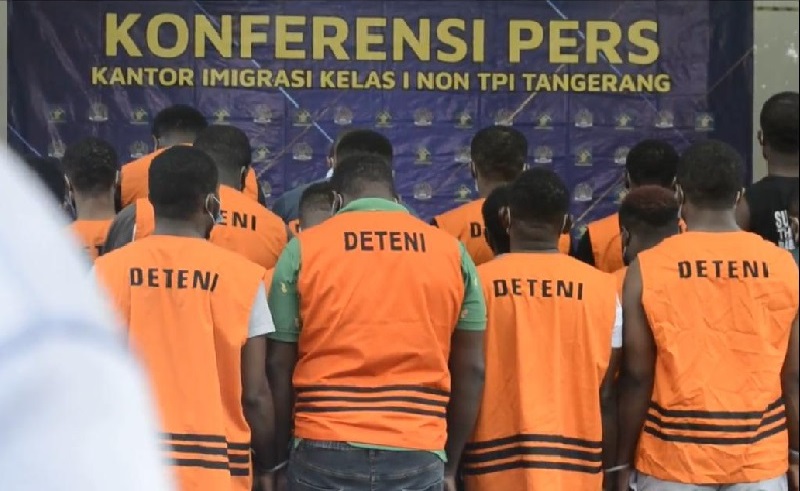 Imigrasi Tangerang Razia 24 WNA dari Afrika, 12 Orang Tak Miliki Dokumen Resmi