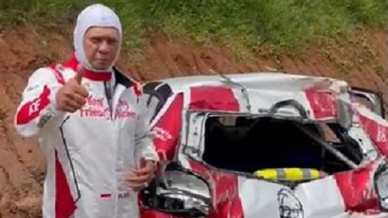 Kecelakaan hingga Mobilnya Ringsek, Bamsoet: Alhamdulillah Saya dan Sean Gelael Aman