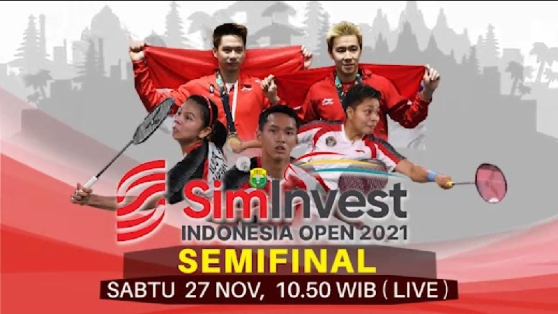Minions, Jojo dan Greysia/Apriyani Main di Semifinal Indonesia Open 2021, Saksikan Live di iNews