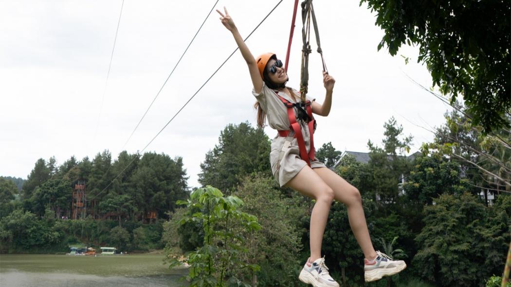 Ada Flying Fox Terpanjang di Bogor, Seru dan Memicu Adrenalin. Mau Coba? 