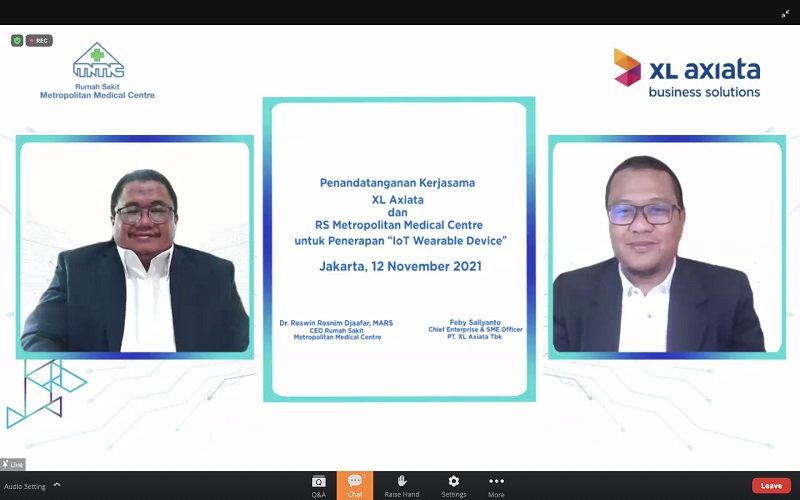 Pantau Kebugaran secara Cepat dan Tepat, XL Axiata Gandeng RS MMC Terapkan IoT Wearable Device