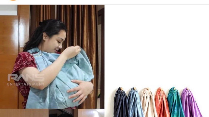Nagita Slavina Gendong Baby Rayyanza Pakai Kain Jutaan Rupiah, Netizen: Nasib Kaya dari Lahir