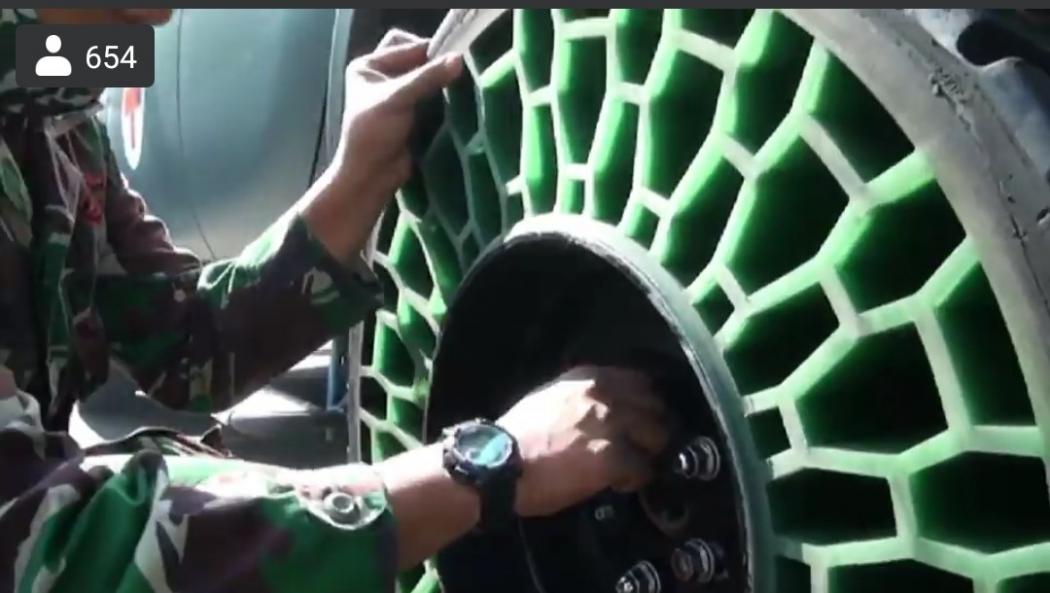 Hebat, Indonesia Ciptakan Ban Tanpa Angin, Tahan Paku dan Antipeluru 