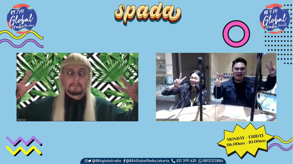 Hadir di Global Radio Jakarta, Oliver Tree Ngobrolin Jaket Ungu Ikoniknya, Cek di Sini!