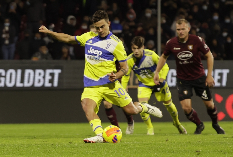 Juventus Hajar Salernitana, Dybala Cetak Gol dengan Tendangan Roket