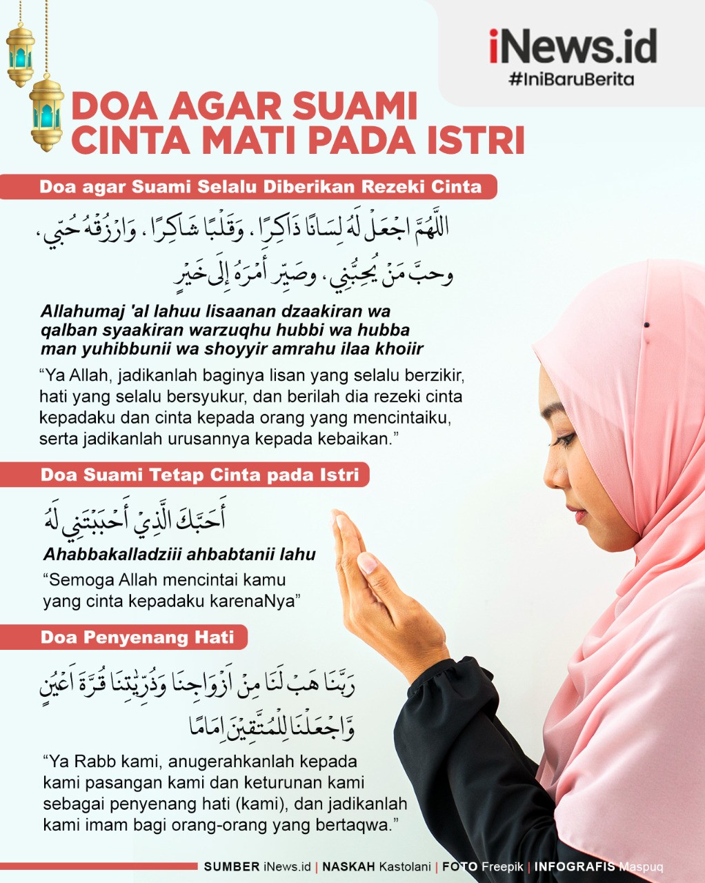 4 Doa agar Suami Cinta Mati pada Istri Latin & Artinya