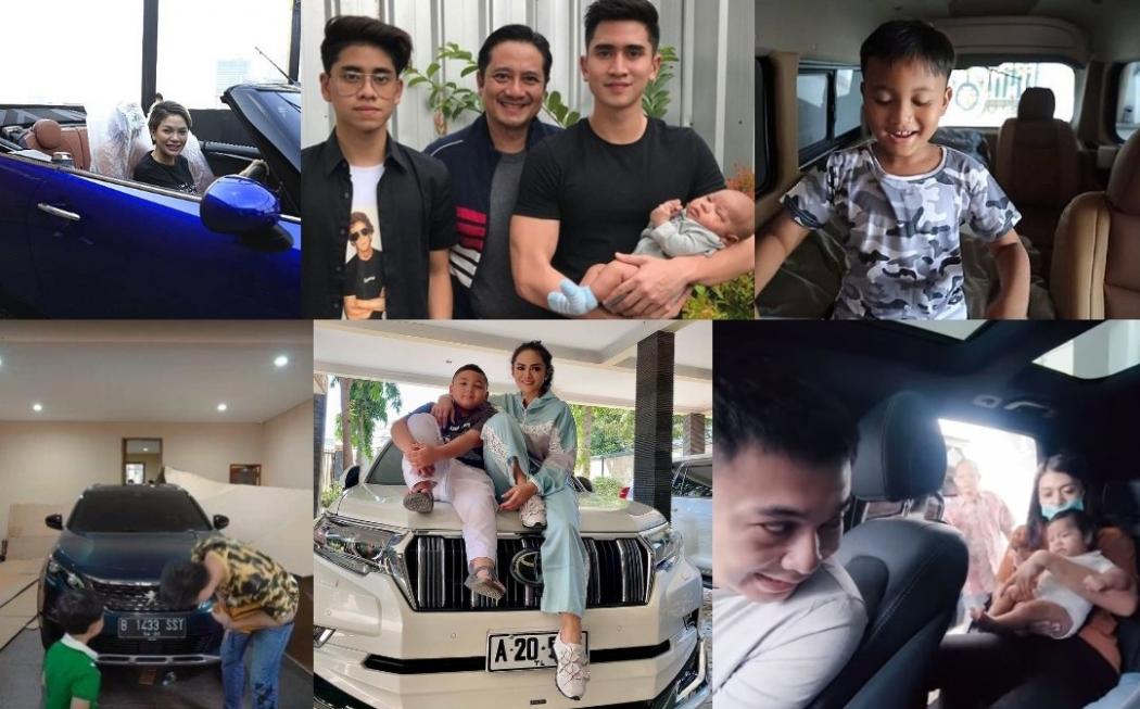 6 Artis Hadiahi Anaknya Masih Kecil Mobil Mewah, Ada yang Beri Porsche Seharga Rp6 Miliar 