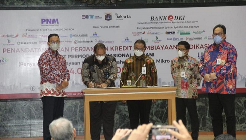 Bank DKI Kolaborasi dengan 19 Bank, Anies : Bentuk Keadilan Sosial dalam Mekanisme Pasar