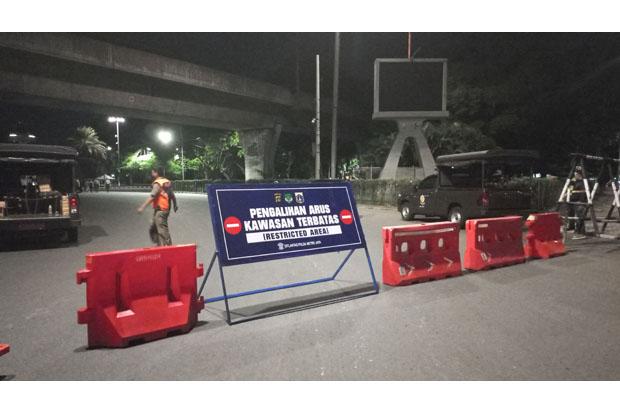 Catat! 11 Titik Jalan Sekitar Monas dan Istana Ditutup hingga 9 Malam Nanti
