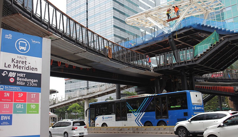 Mengenal JPO Kapal Pinisi yang Dipamerkan Anies, Terintegrasi Transjakarta
