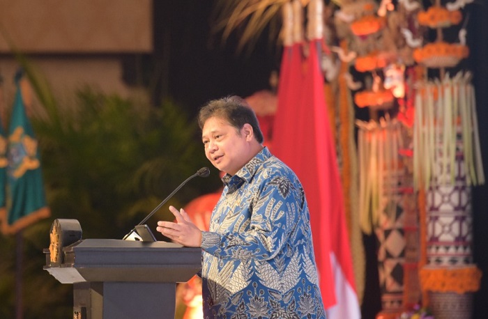 Menko Airlangga Dorong Kadin Sukseskan Presidensi G20 Indonesia dan Jadi Pelopor Peningkatan Investasi 