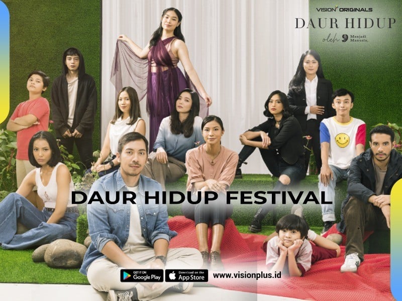 Apresiasi Karya Anak Bangsa, Vision+ x Menjadi Manusia Gelar Daur Hidup Festival