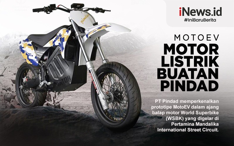 Intip Spesifikasi MotoEV, Motor Listrik Karya Anak Bangsa Besutan Pindad