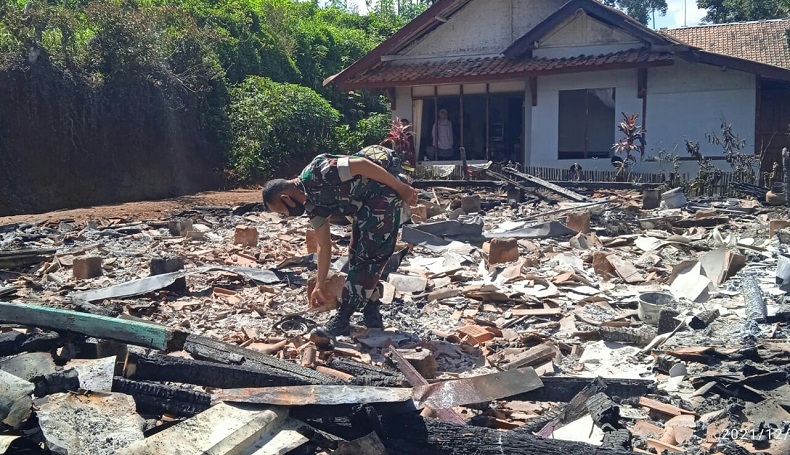 Ada Dugaan Sengaja Dibakar, Kasus Kebakaran Rumah Pasutri di Rongga KBB Diselidiki