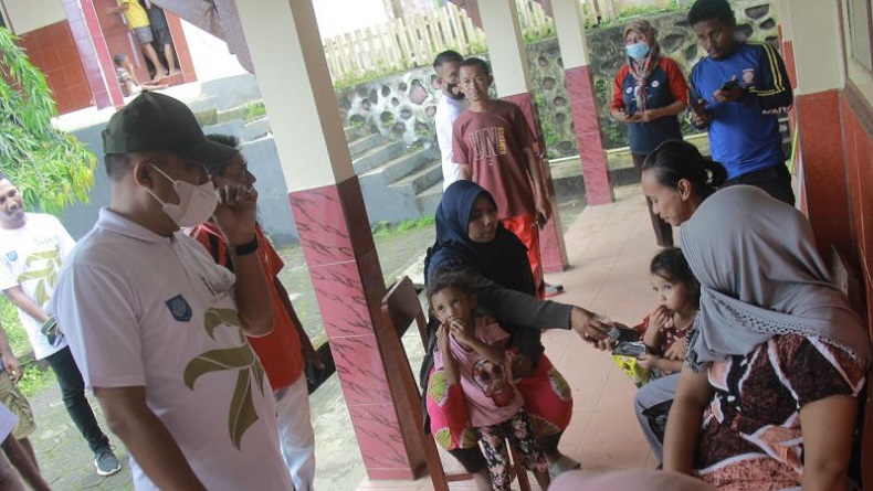 375 Warga Ternate Enggan Kembali ke Rumah Takut Air Pasang