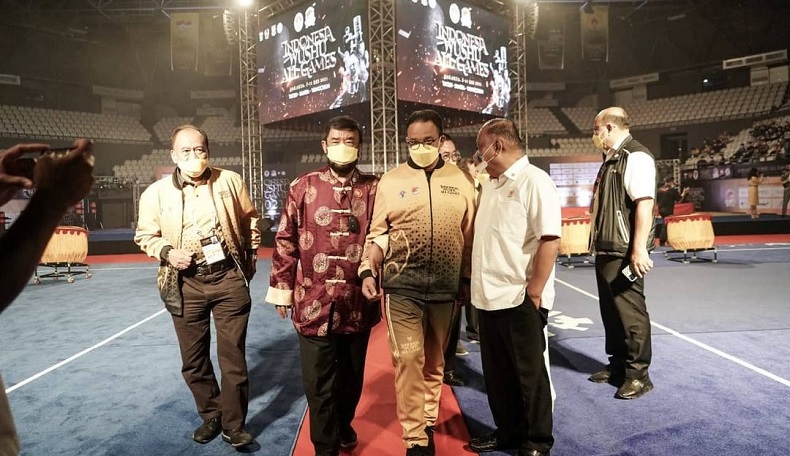 Anies Beri Dukungan untuk Wushu DKI Jakarta