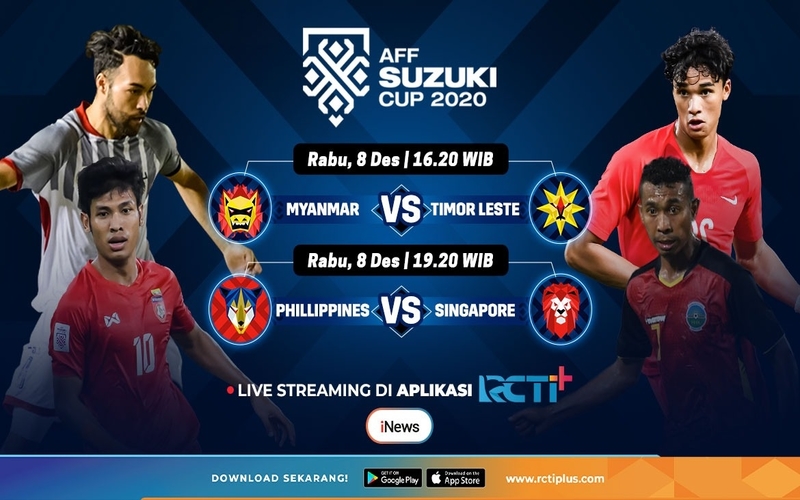 Jadwal Live Streaming Piala AFF 2020 di RCTI+ Hari Ini: Filipina Tantang Singapura