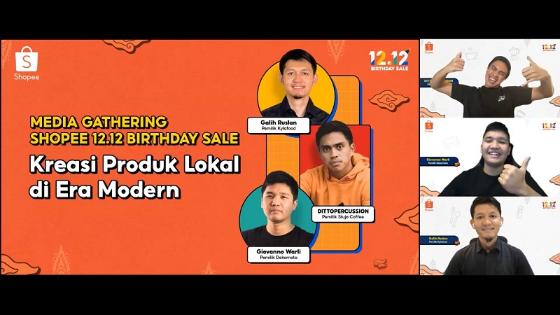 Bersama Dekornata dan Kylafood, Shopee Berbagi Cerita Potensi Produk Lokal