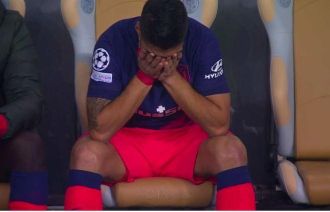 Luis Suarez Nangis di Bangku Pemain saat Atletico Madrid Hadapi FC Porto, Kenapa?