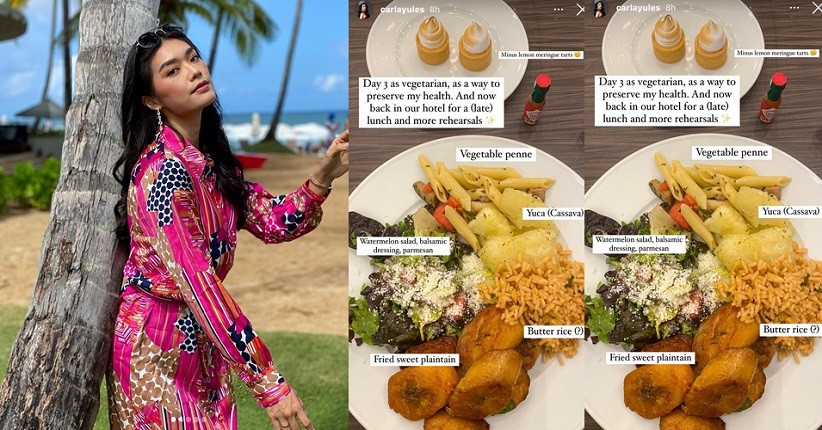 Ini Pilihan Menu Vegetarian Carla Yules di Karantina Miss World 2021