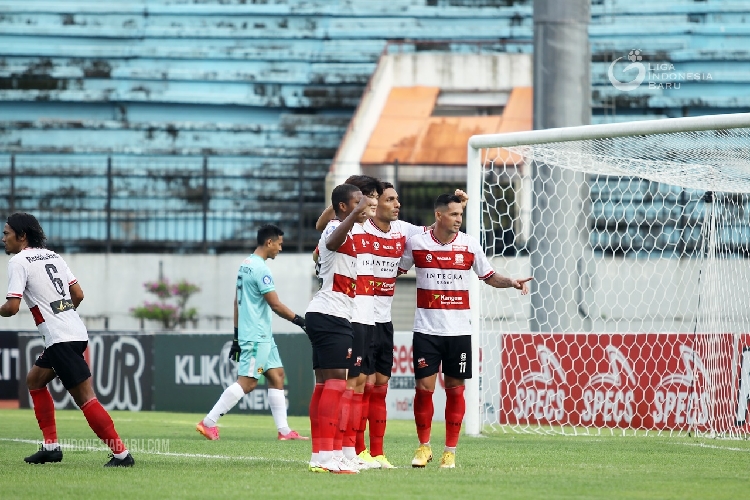 Hasil Liga 1: Gol Tunggal Haris Tuharea Antar Madura United Taklukkan Bali United