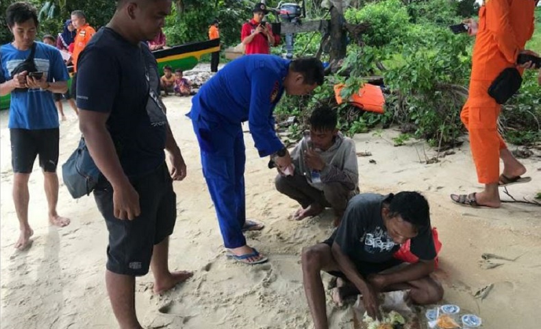 Hilang Sepekan di Pulau Gelasa, 2 Pemancing Langsung Makan Banyak usai Dievakuasi