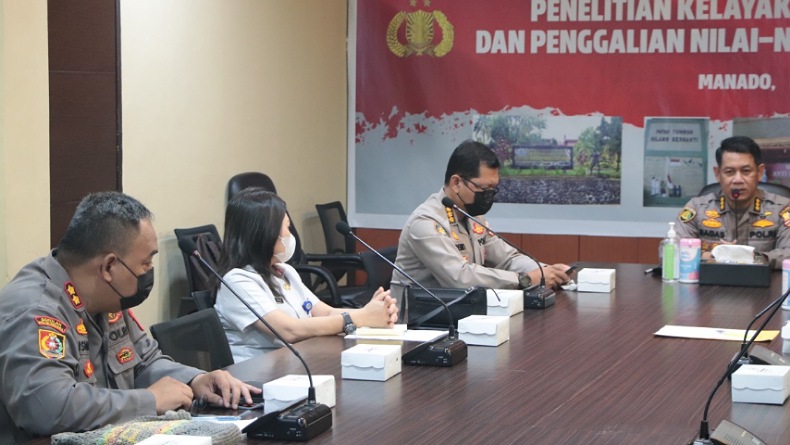 Tim Pusjarah Polri Lakukan Penelitian Kelayakan Pembuatan Museum di Sulut
