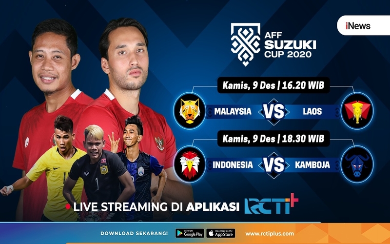 Jadwal Live Streaming Piala AFF 2020 di RCTI+ Hari Ini: Timnas Indonesia Vs Kamboja