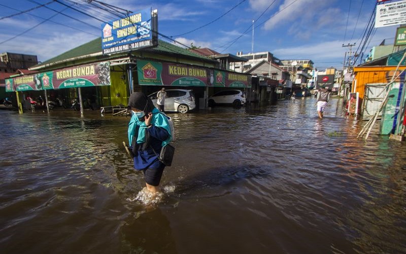 Curah Hujan Tinggi di Banjarmasin, BPBD Berlakukan Siaga Banjir