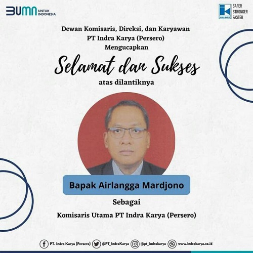 Erick Thohir Tunjuk Pejabat Kementerian PUPR Jadi Komut Indra Karya