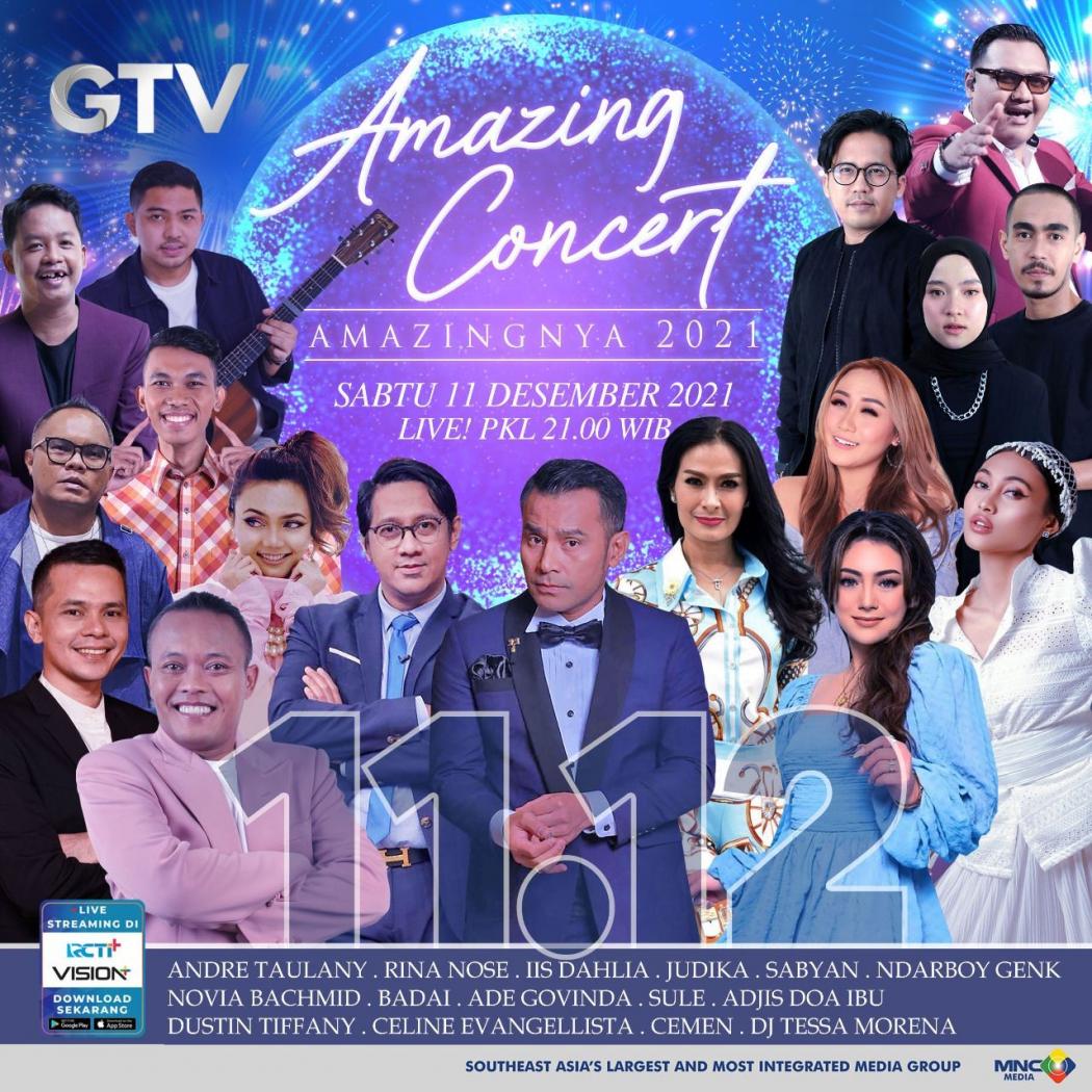 Sensasi Amazing Concert 11.12 Meriah Bareng Judika hingga Sule dan Andre