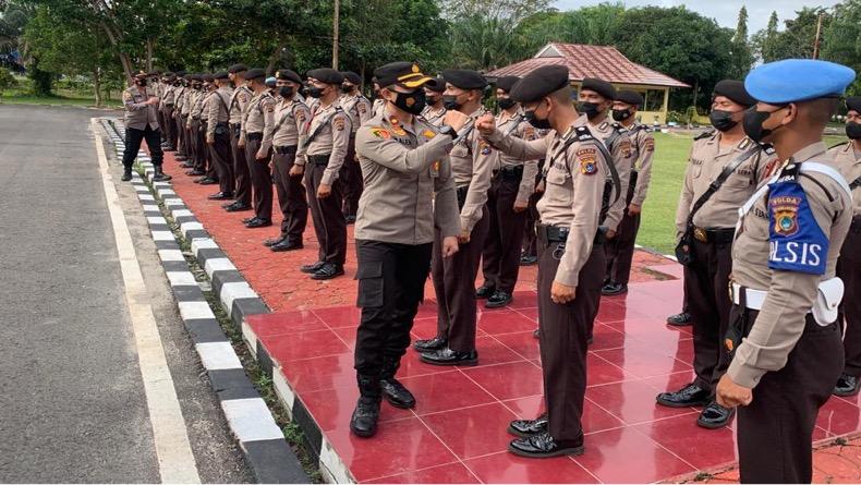 Wakapolres Bangka Tengah Lepas Siswa Latja ke SPN, 22 Desember Dilantik Jadi Bintara