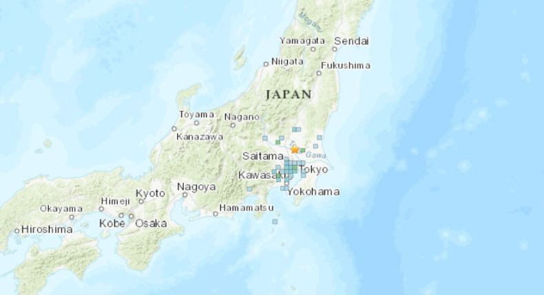 Gempa Magnitudo 5 di Jepang, Gedung-Gedung di Tokyo Berguncang