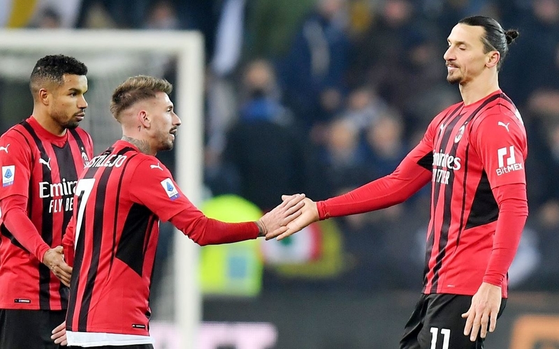 Hampir Kalah dari Udinese, AC Milan Diselamatkan Gol Telat Zlatan Ibrahimovic
