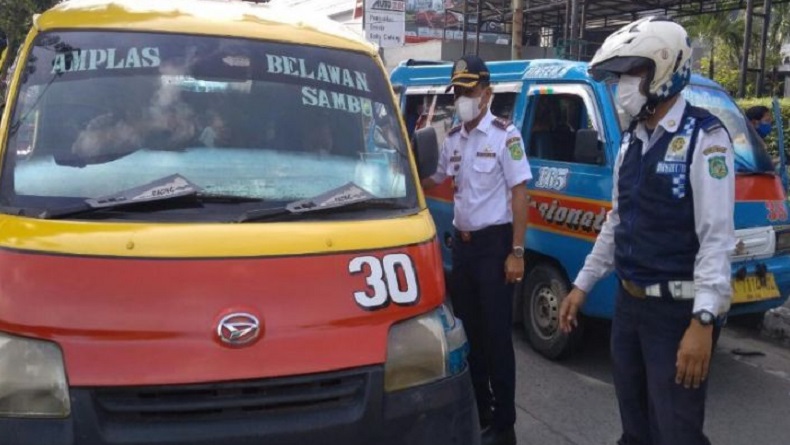 Sopir Angkot di Medan Dites Urine Acak, 5 Positif Narkoba