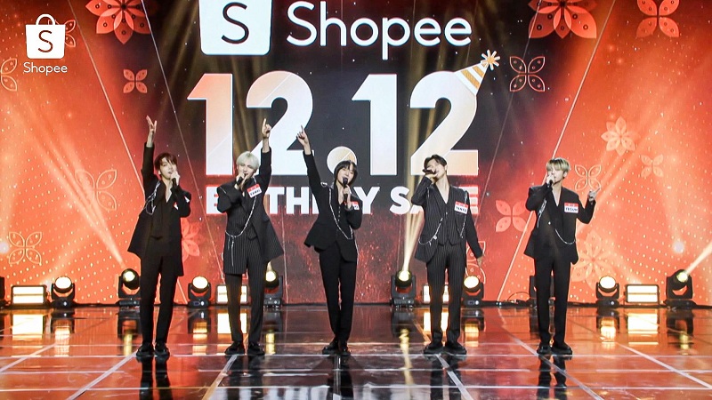 Kejutan Spesial TOMORROW X TOGETHER dalam Kemeriahan Shopee 12.12 Birthday Sale TV Show