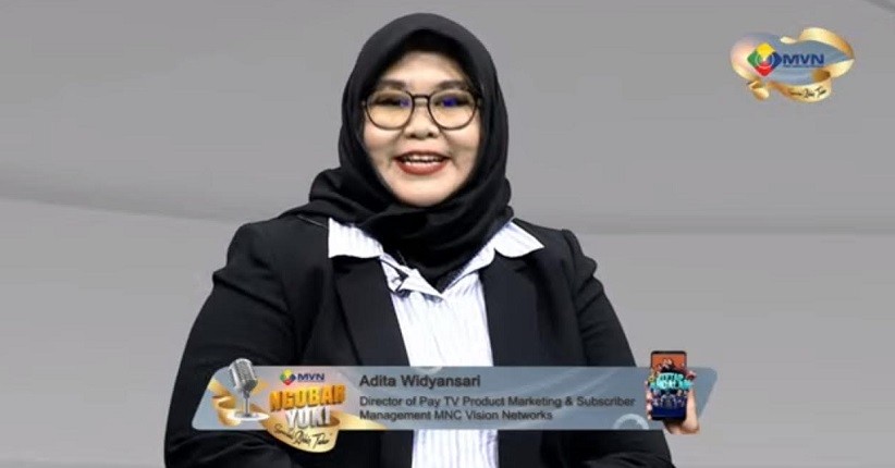 MNC Vision Networks Hadir dalam Genggaman, Adita Widyansari: Pelanggan Bisa Nonton Tayangan di Mana Saja